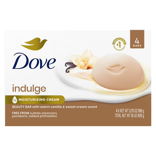 Dove Warm Vanilla and Sweet Cream Beauty Bar - Single bar of soap
