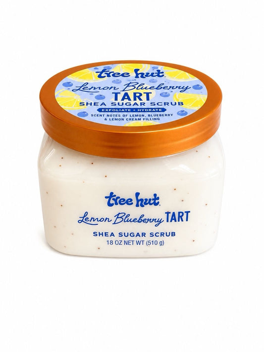 Tree Hut Lemon Blueberry Tart Exfoliating Shea Sugar Scrub 18 fl oz